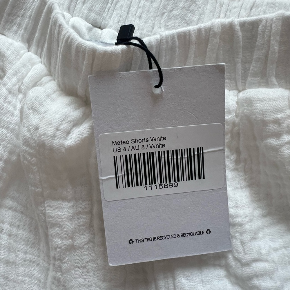 Princess Polly Mateo White shorts - Picture 4 of 7